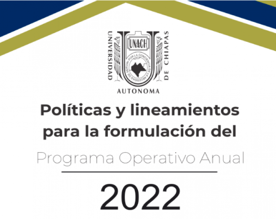 Políticas y lineamientos POA 2022